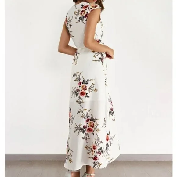 Floral Wrap Dress - Picture 2 of 10